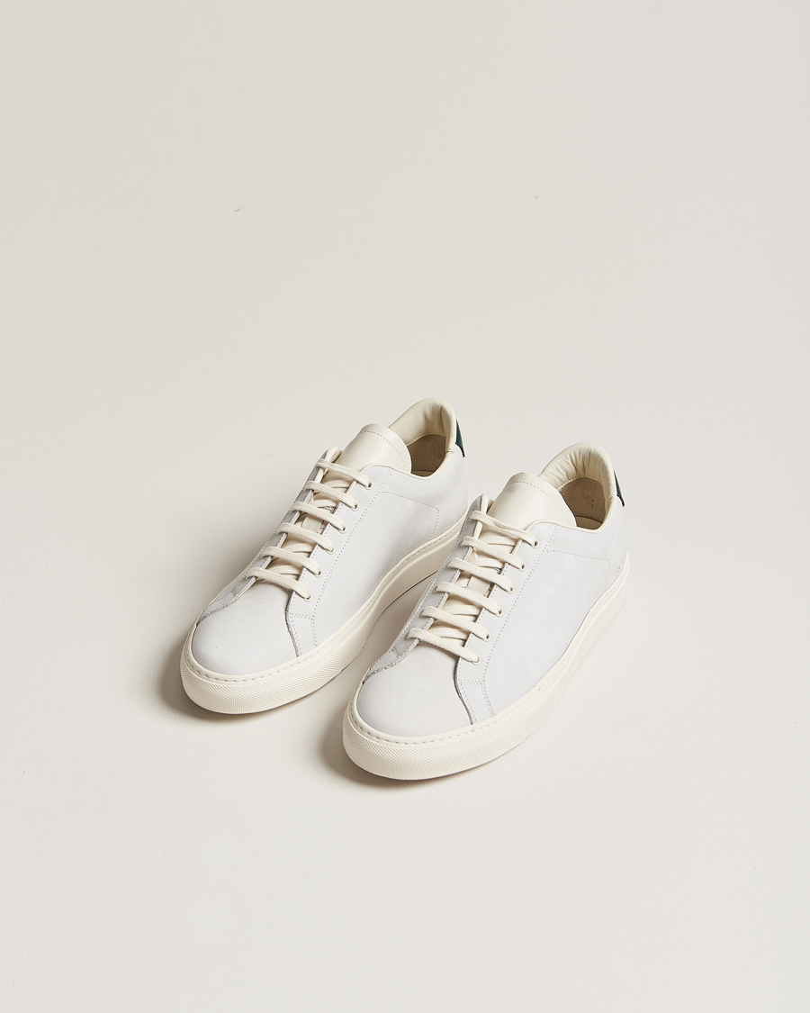 Common Projects White Transparent Sole Achilles Low Sneakers Common Projects